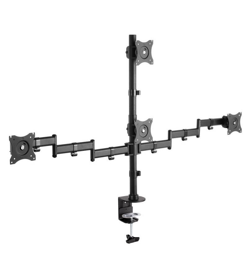 Кронштейн для мониторов Arm Media LCD-T16 черный 15-32 макс.40кг настольный поворот и наклон верт.перемещ.
