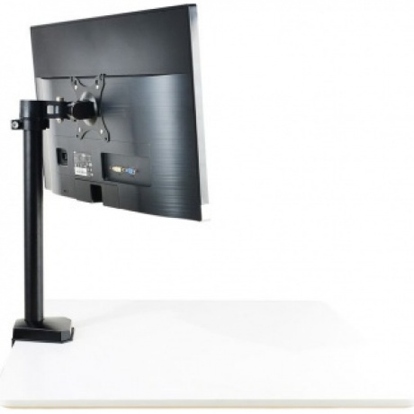 Кронштейн для мониторов ЖК Buro M3 черный 15"-27" макс.9кг крепление к столешнице поворот и наклон - фото 3