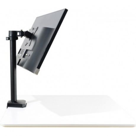 Кронштейн для мониторов ЖК Buro M3 черный 15"-27" макс.9кг крепление к столешнице поворот и наклон - фото 5