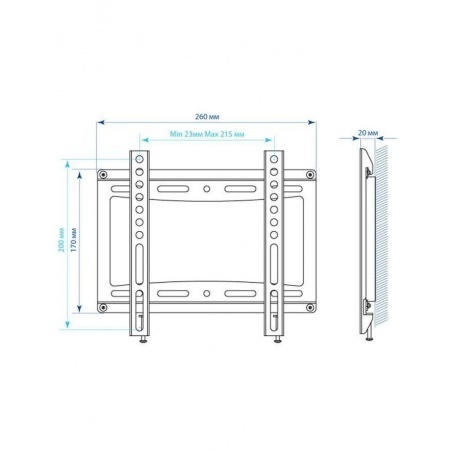Кронштейн для телевизора Kromax IDEAL-5 белый