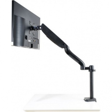 Кронштейн для мониторов ЖК Buro M10 черный 15"-32" макс.9кг крепление к столешнице поворот и наклон - фото 3
