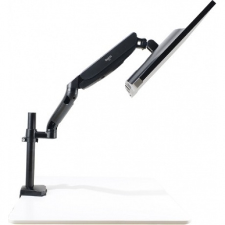 Кронштейн для мониторов ЖК Buro M10 черный 15"-32" макс.9кг крепление к столешнице поворот и наклон - фото 6