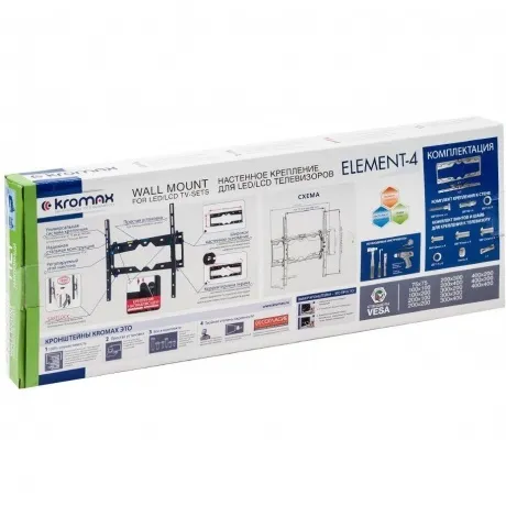 Кронштейн для телевизора Kromax ELEMENT-4 черный 22"-65" макс.50...
