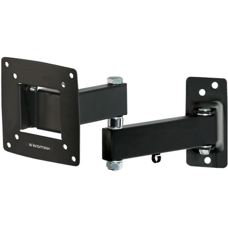 

Кронштейн для телевизора Kromax OPTIMA-104 черный 10"-28" макс.25кг настенный поворотно-выдвижной и наклонный