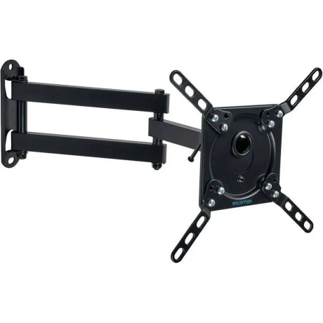Кронштейн для телевизора Kromax DIX-14 черный 15"-42" макс.20кг настенный поворотно-выдвижной и наклонный (20263)