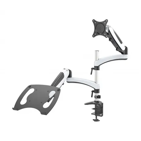 Кронштейн для мониторов Cactus CS-VM-LH08-AL (макс.8кг) серебрян...