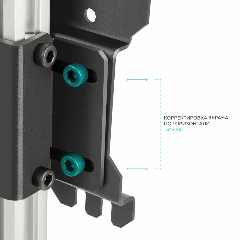 Кронштейн для телевизора Onkron CR1S (макс.30кг) черный - фото 6