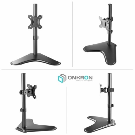 Кронштейн для мониторов Onkron D101FS (макс.8кг) черный - фото 2