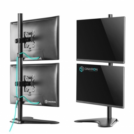 Кронштейн для мониторов Onkron D208FS (макс.16кг) черный - фото 7