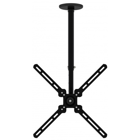 

Кронштейн для телевизора Cactus CS-CP07 черный 23"-55" макс.45кг потолочный поворот и наклон