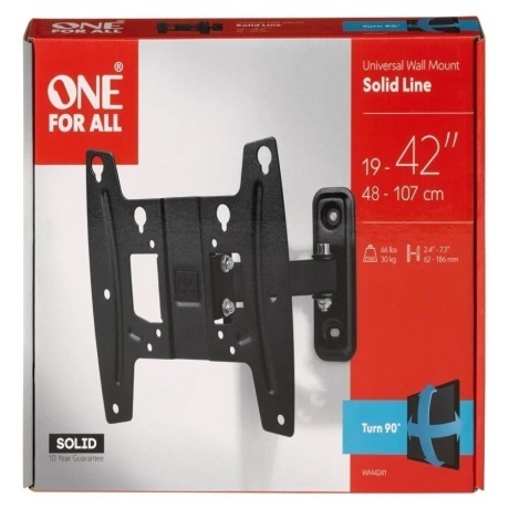 Кронштейн OneForAll WM4241 наклонно-поворотный VESA 200 - фото 2