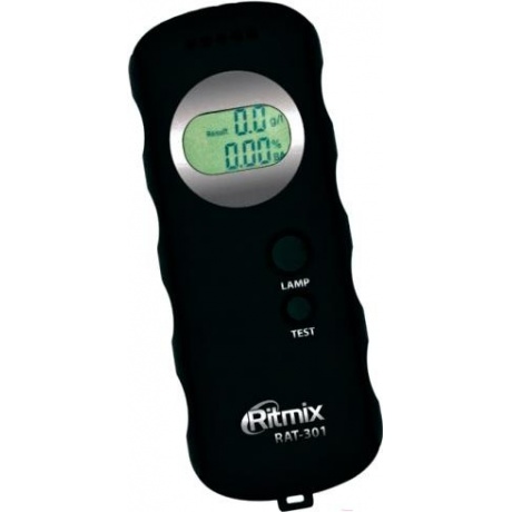 Алкотестер Ritmix RAT-301 полупроводниковый черный - фото 2