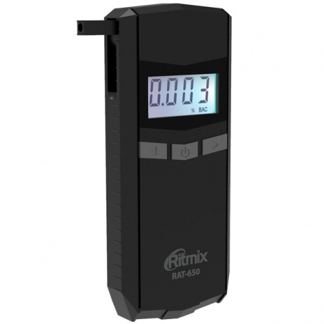Алкотестер Ritmix RAT-650 электрохимический черный - фото 2