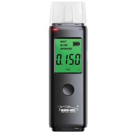 Алкотестер Sho-Me ALT-1500 электрохимический черный - фото 2