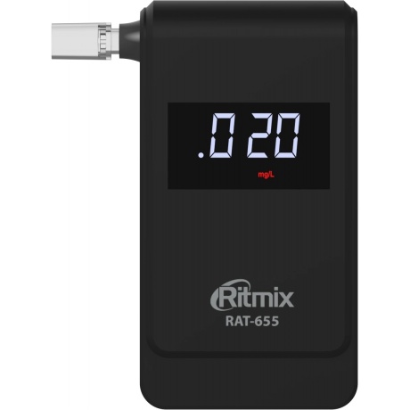 Алкотестер Ritmix RAT-655 электрохимический черный - фото 3