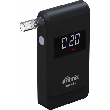 Алкотестер Ritmix RAT-655 электрохимический черный - фото 4