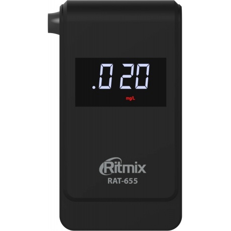 Алкотестер Ritmix RAT-655 электрохимический черный - фото 5