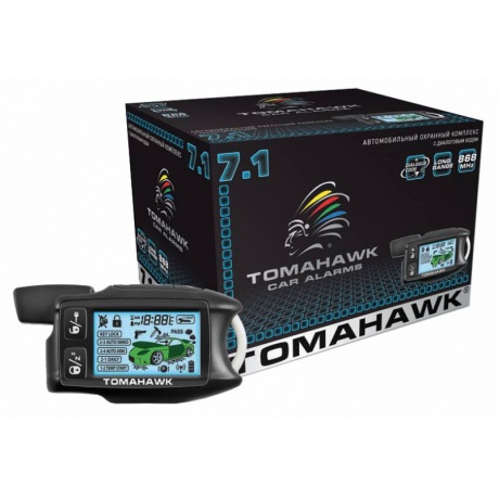 Автосигнализация Tomahawk 7.1 с обратной связью брелок с ЖК дисплеем - фото 2