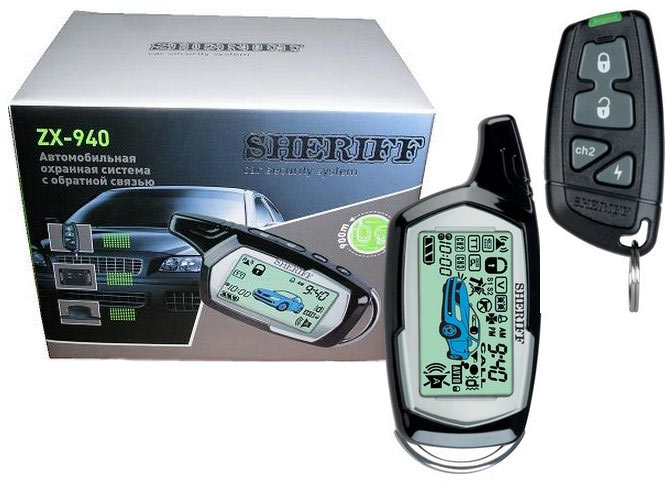 Сигнализация Sheriff ZX 940 (2-way/ЖК)