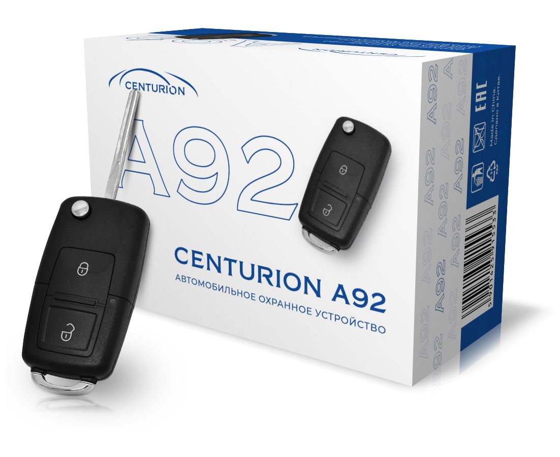 Автосигнализация Centurion A92 автосигнализация centurion x4 с обратной связью брелок с жк дисплеем
