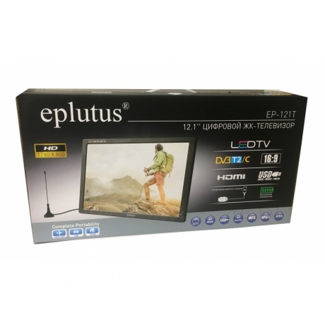 Автомобильный телевизор EPLUTUS EP 121T2 c DVB-T2 (12.1*) - фото 1