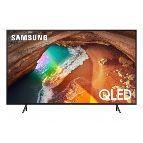 Телевизор Samsung 55&quot; QE55Q60RAUXRU Q черный - фото 1