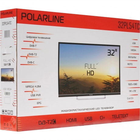 Телевизор Polarline 32" 32PL54TC черный - фото 24