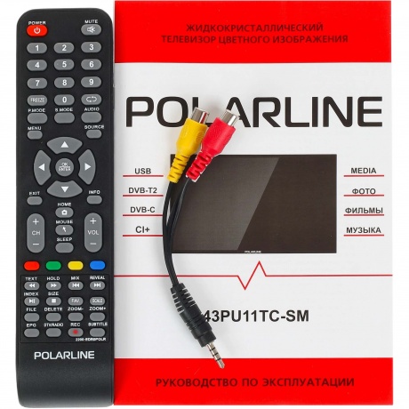 Телевизор Polarline 43" 43PU11TC-SM черный - фото 11