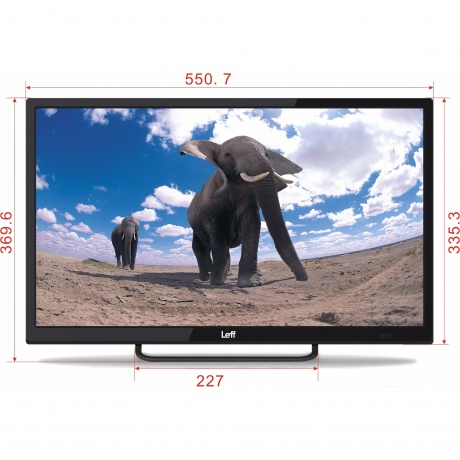 Телевизор LEFF 24" 24H240T - фото 5