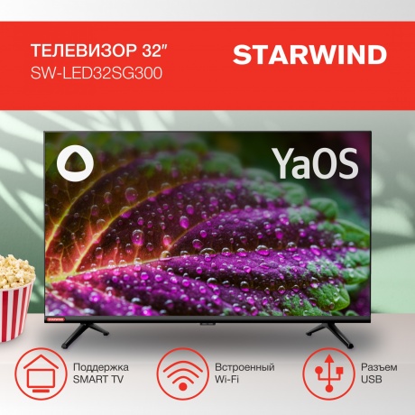 Телевизор Starwind 32" SW-LED32SG300 черный - фото 14