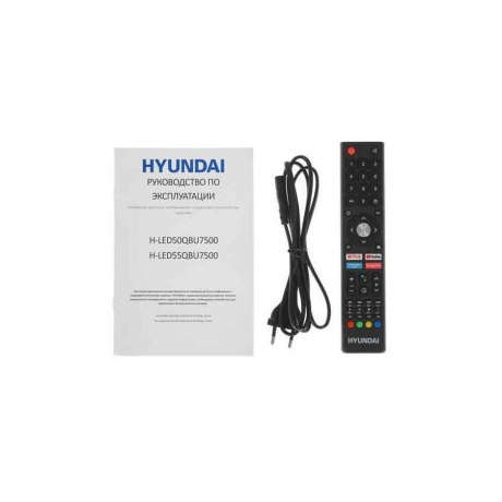 Телевизор Hyundai 55' H-LED55QBU7500 черный - фото 9