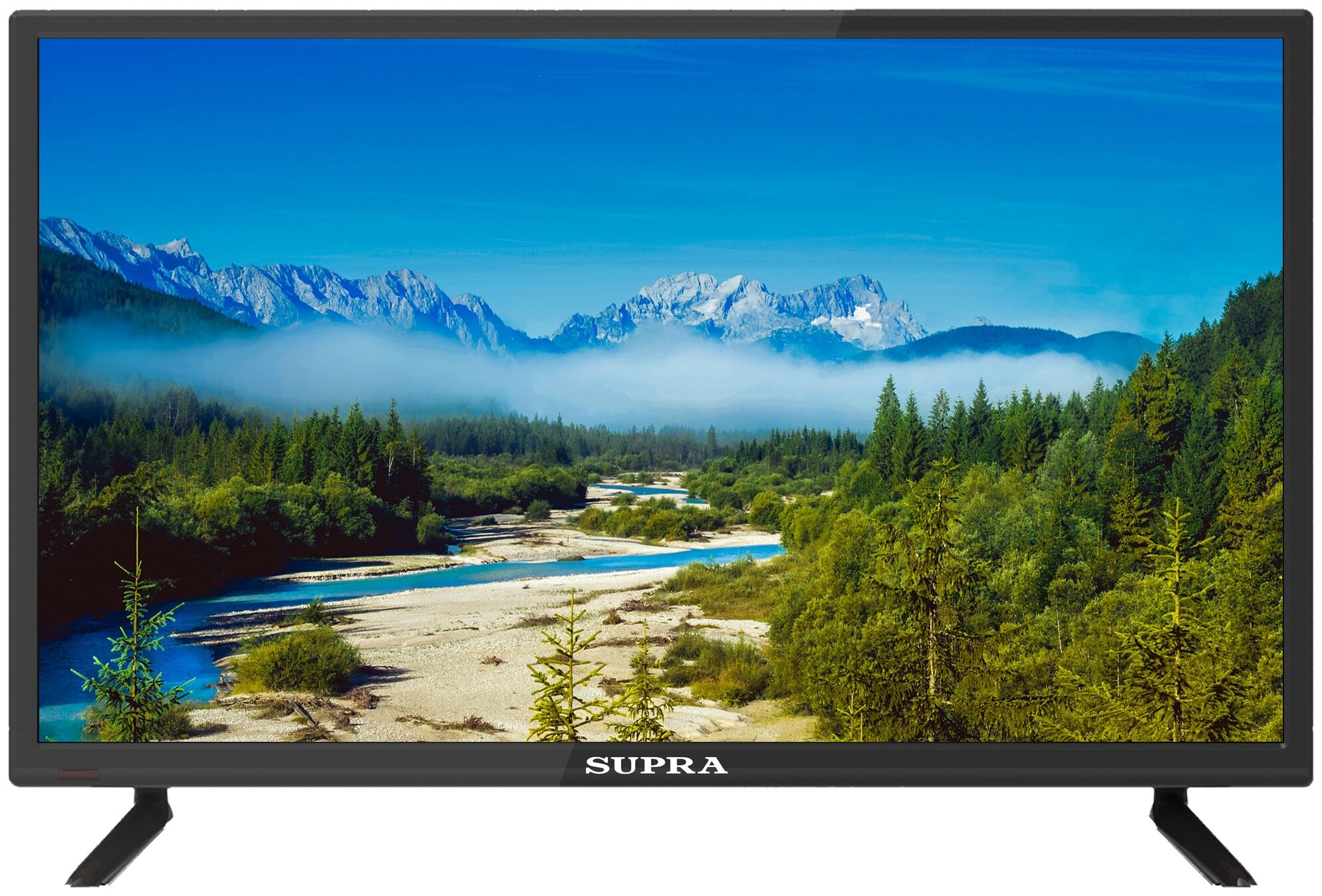 Телевизор LED Supra 23.6 STV-LC24ST0045W черный HD 50Hz DVB-T DVB-T2 DVB-C WiFi Smart TV (RUS)