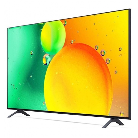 Телевизор LED LG 65&quot; 65NANO756QA.ADKG черный 4K Ultra HD 60Hz DVB-T DVB-T2 DVB-C DVB-S DVB-S2 WiFi Smart TV (RUS) - фото 2