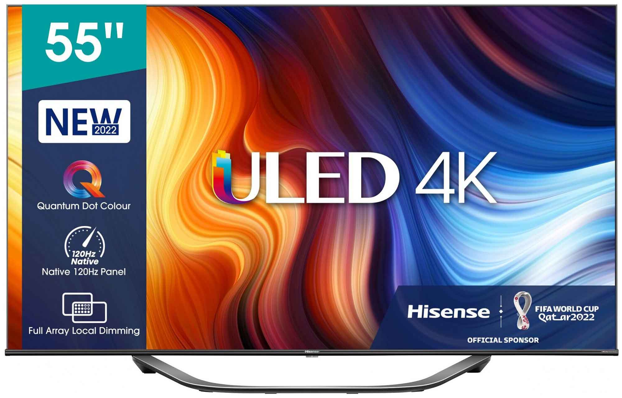 

Телевизор Hisense 55" 55U7HQ черный