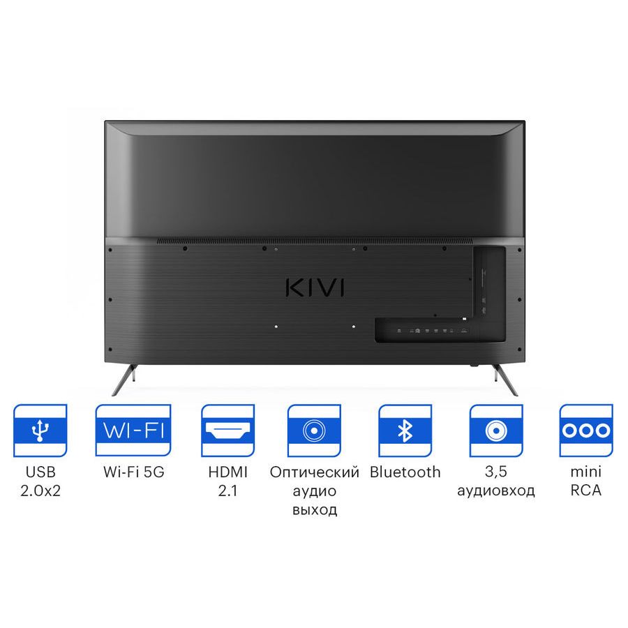Телевизор Kivi LED 50" 50U750NB Smart черный - фото 5