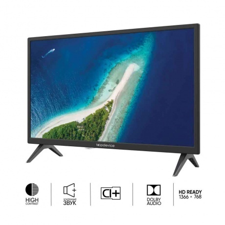 Телевизор TopDevice 24” TDTV24BS01H BK - фото 7