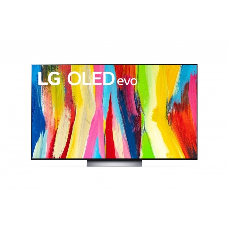 Телевизор LG 77&quot; OLED77C2RLA.ADKG темно-серый - фото 1
