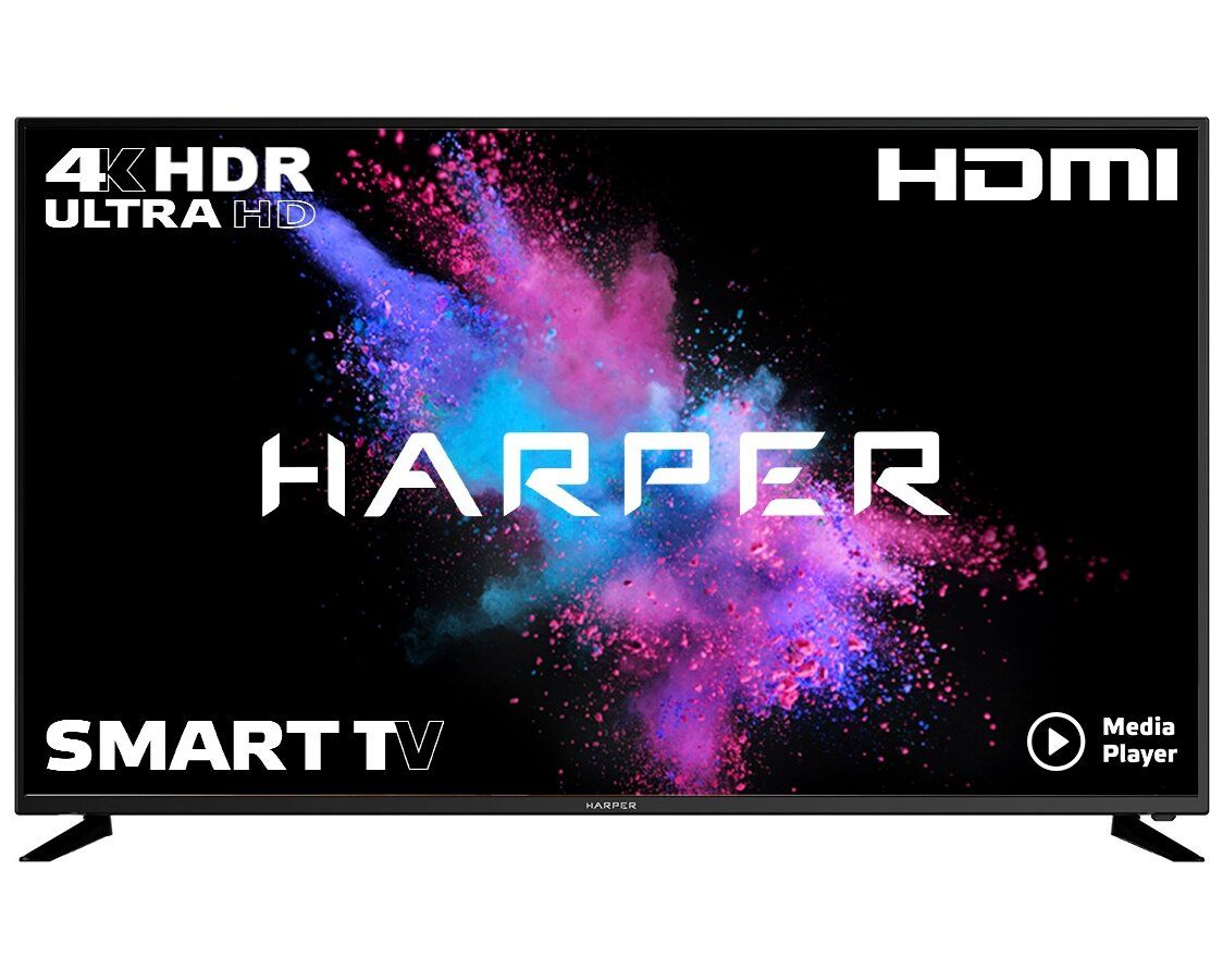 

Телевизор Harper 58" 58U750TS черный