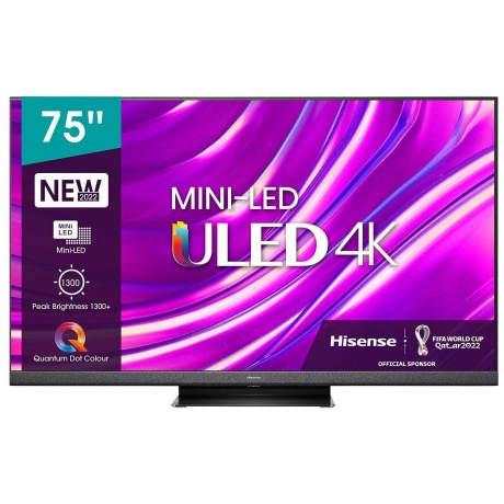 Телевизор Hisense 75" 75U8HQ черный - фото 1