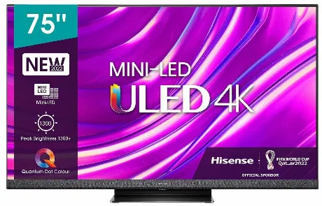 Телевизор Hisense 75" 75U8HQ черный
