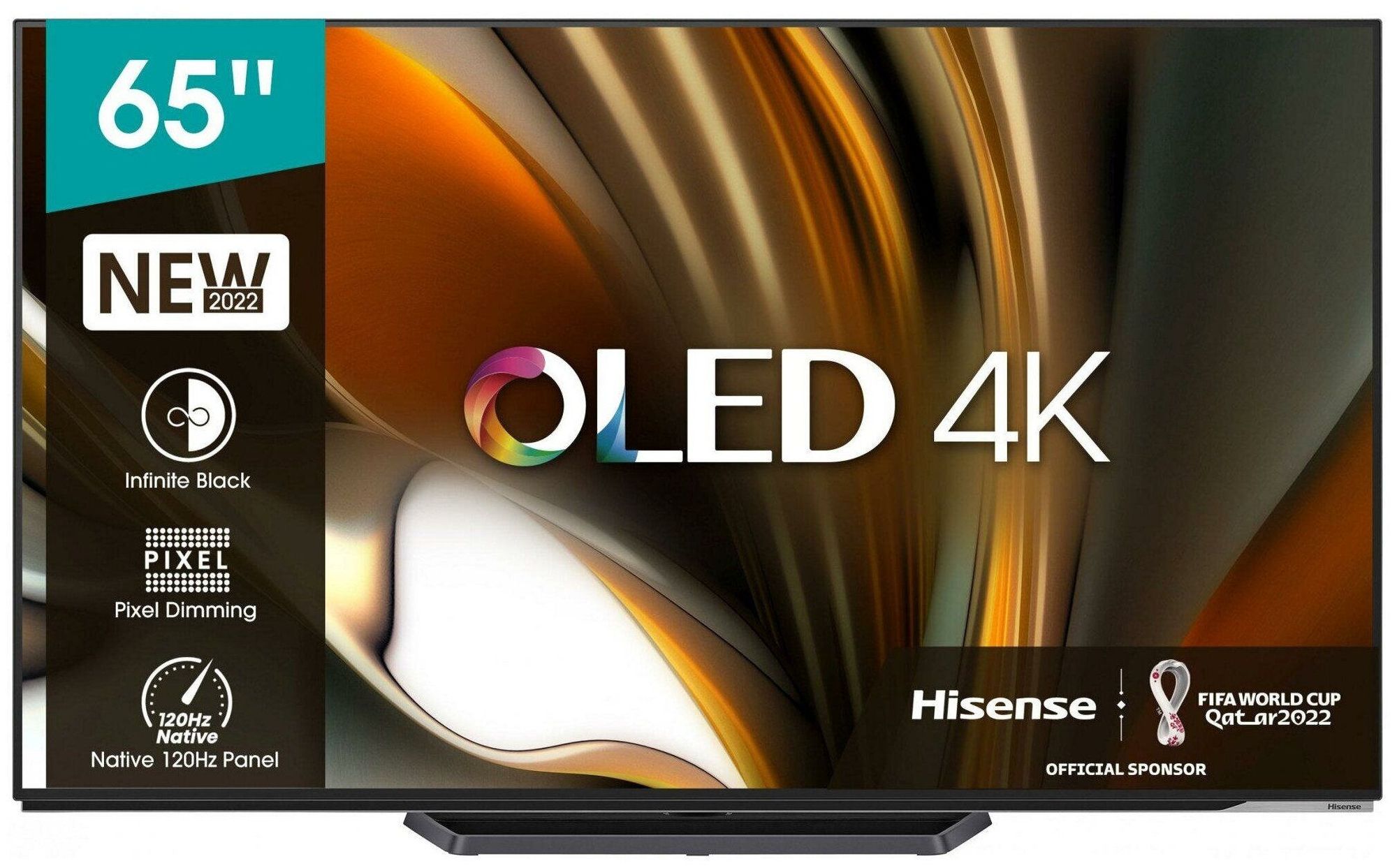Телевизор Hisense 65 65A85H черный цена и фото