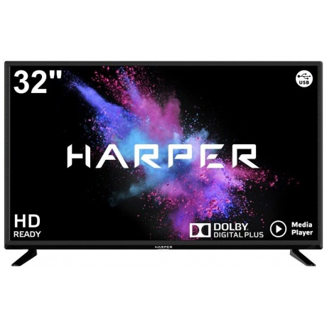 Телевизор HARPER 32R690T черный - фото 1