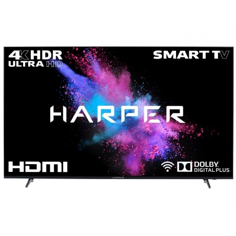 Телевизор HARPER 50U750TS черный - фото 1