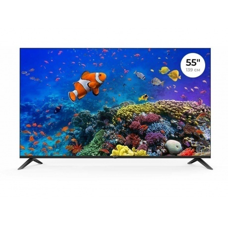 Телевизор Триколор H55U5500SA (+1 год подписки) черный - фото 1