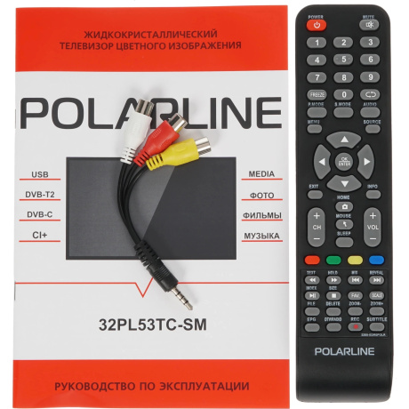 Телевизор PolarLine 32PL53TC-SM черный - фото 18