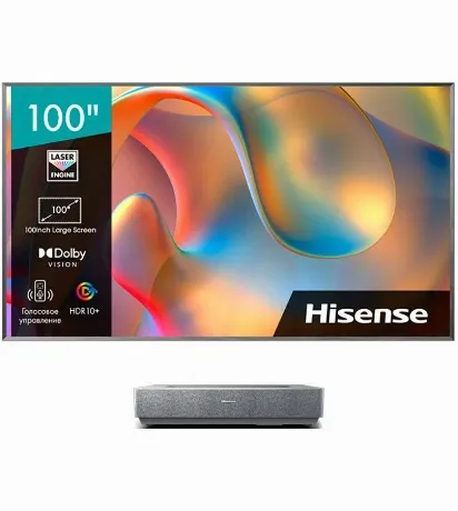 Телевизор Hisense  Laser TV 100L5H черный