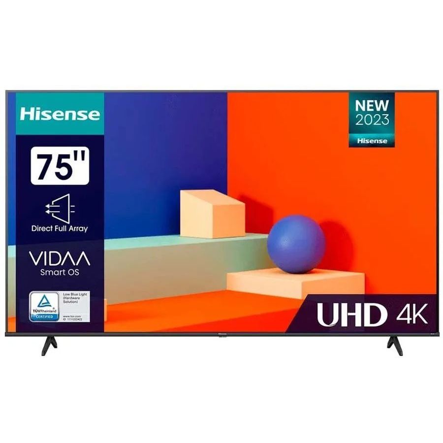 Телевизор Hisense 75A6K черный цена и фото