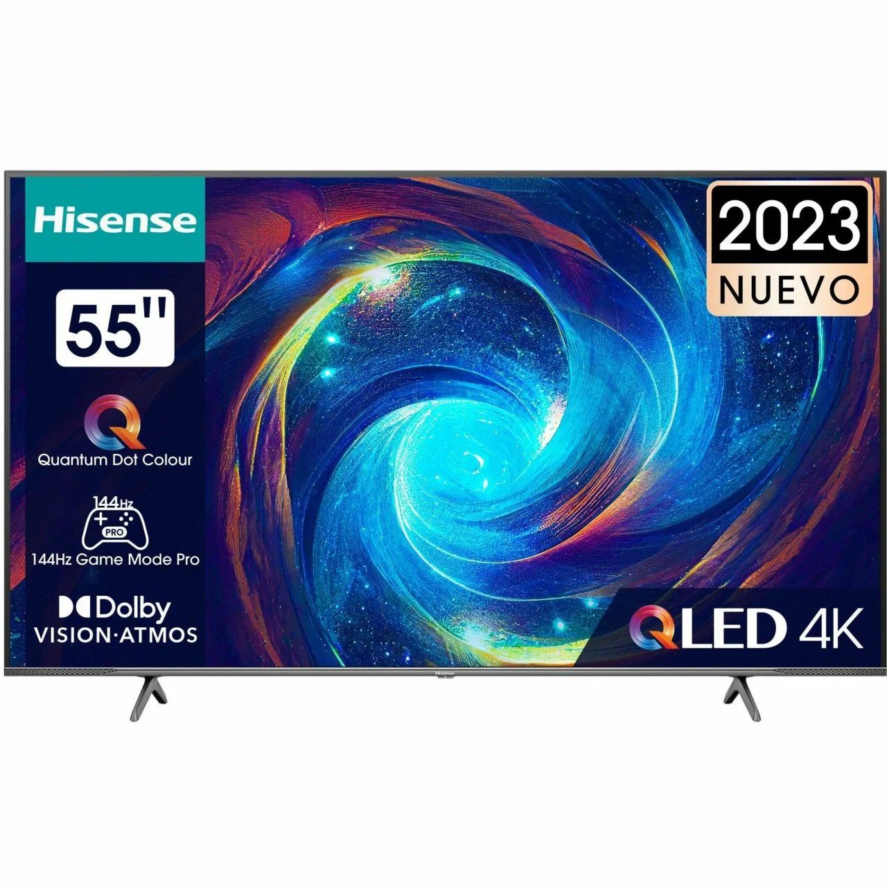 Телевизор Hisense 55E7KQ(QLED,UHD Smart,frameless) телевизор hisense 43a6k uhd smart frameless