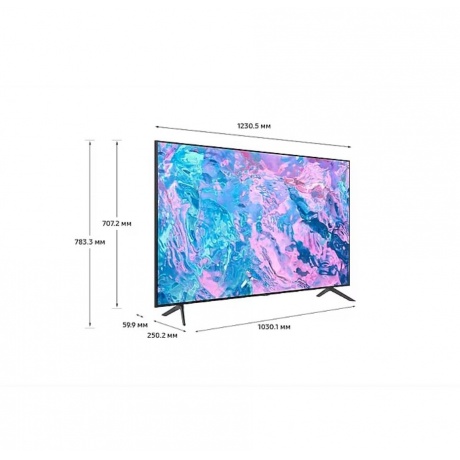 Телевизор Samsung UE55CU7100UXRU Series 7 черный - фото 20