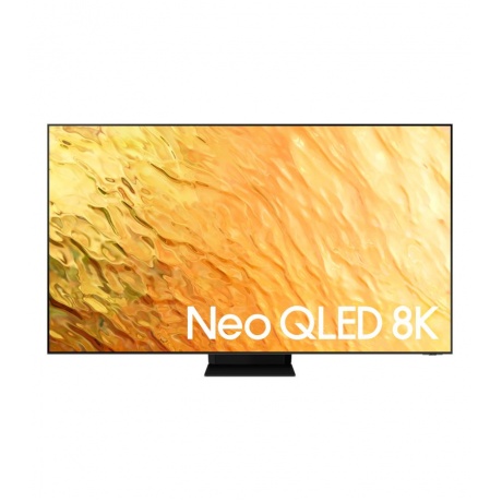 Телевизор Samsung QE85QN800BUXCE Q черный - фото 1